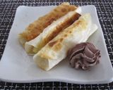 餃子の皮で焼きバナナ作り方5写真