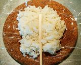 生姜焼きのお肉ではし巻風肉巻きおにぎり作り方2写真