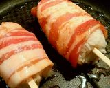 生姜焼きのお肉ではし巻風肉巻きおにぎり作り方6写真
