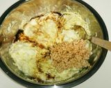 超簡単!!長芋だけで納豆お好み焼き作り方2写真