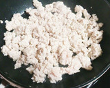 ほうれん草と鶏挽き肉の卵とじ作り方2写真