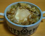 簡単ヘルシーたっぷりキャベツの巣ごもり卵作り方6写真