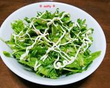 豆苗とフリルレタスのサラダ作り方4写真