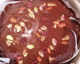 レアブラウニー バレンタイン ケーキQC作り方3写真