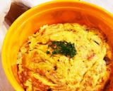 簡単♪かに玉弁当♪お味噌汁付き♪作り方5写真