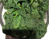 ちぢみ法蓮草とチアシードのおひたし作り方1写真