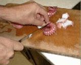 湯ダコの韓国風あえもの作り方1写真