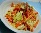 人参とちぎり白菜のカリポリサラダ!作り方3写真