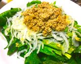 きな粉とカッテージチーズほうれん草サラダ作り方5写真