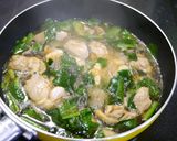 簡単！ほうれん草の親子丼(つゆだく)作り方3写真