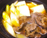 具材は３つ☆めんつゆで簡単すき焼き作り方5写真