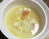 鮭の焼きほぐしで、リッチな大根の味噌汁作り方4写真