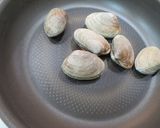 浅蜊の酒蒸しスープ仕立て作り方2写真