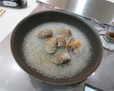 浅蜊の酒蒸しスープ仕立て作り方3写真