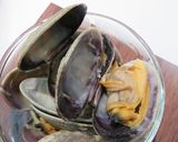 浅蜊の酒蒸しスープ仕立て作り方4写真