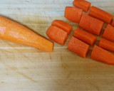 ごまだれ☆カリフラワーと人参の温野菜作り方1写真