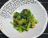 菜花の梅肉和え作り方3写真