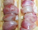 コラーゲンたっぷり♡かすべホッペ唐揚げ✨作り方1写真
