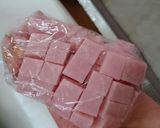 ハム入り。ごはんの食パン作り方1写真