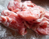 菜の花と豚肉のオイスター炒め♪作り方3写真