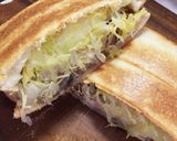 コロッケホットサンド ソース味作り方3写真