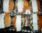 魚焼きグリルで　キッシュ風ロールサンド作り方6写真