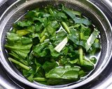 簡単！ほうれん草のチーズ胡麻サラダ作り方2写真