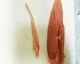 ササミの梅しそチーズ春巻き揚げ作り方2写真