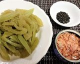 5分★缶詰利用【フキのシーチキン炒め】作り方3写真