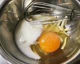 ヨーグルト＆とろけるチーズ入りオムレツ作り方1写真