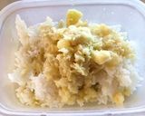 冷ご飯とジャガイモのおやき★ベーコン入り作り方3写真