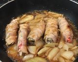 お弁当でボリューム豚丼♪豚バラ巻き作り方4写真