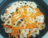 簡単!!鶏挽き肉と蓮根のきんぴら作り方2写真