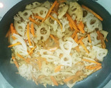 簡単!!鶏挽き肉と蓮根のきんぴら作り方5写真