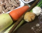 箸がとまらん！ホロやわ〜モツ煮 居酒屋風作り方1写真