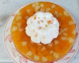 簡単♡ゼリーケーキ　オレンジ＆牛乳作り方8写真