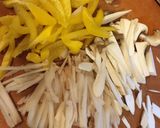 野菜たっぷり豚肉モチモチ炒め。作り方1写真