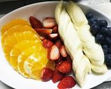 生クリームたっぷりフルーツサンド作り方2写真