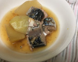 鯖缶と大根の煮物作り方4写真