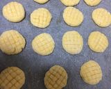 まるでメロンパン！なクッキー！混ぜるだけ作り方3写真