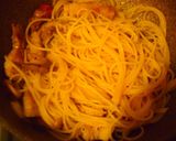 たっぷりキノコで♪豚肉の和風パスタ作り方6写真