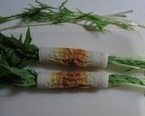 チクワに水菜を詰めたおつまみ作り方1写真