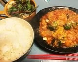簡単！鶏もも肉のトマトソース煮込み作り方13写真