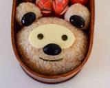 【キャラ弁】たぬきおにぎりのタヌキ弁当作り方4写真