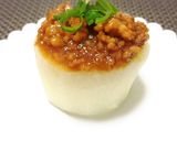 簡単♡基本のふろふき大根肉味噌乗せ作り方5写真