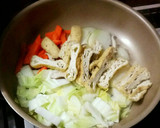 ☆白菜 玉ねぎ がんも 切り昆布の煮物♡作り方2写真