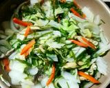 ☆白菜 玉ねぎ がんも 切り昆布の煮物♡作り方3写真