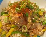 野菜たっぷり豚肉モチモチ炒め。作り方14写真