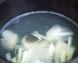 鱈と独活の中華風スープ作り方4写真
