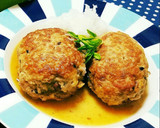 豚挽肉の和風煮込みハンバーグ作り方5写真